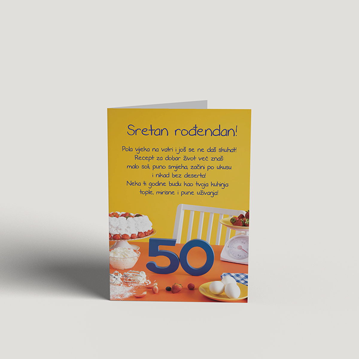 Čestitka standardna 50. rođendan